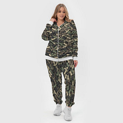Женский 3D-костюм Именной камуфляж Иван, цвет: 3D-белый — фото 2