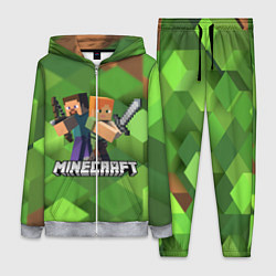 Женский 3D-костюм MINECRAFT, цвет: 3D-меланж