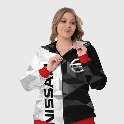 Женский костюм NISSAN / 3D-Красный – фото 3