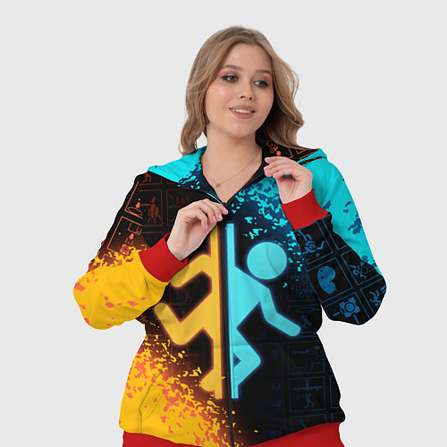 Женский костюм PORTAL / 3D-Красный – фото 3