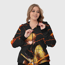 Женский 3D-костюм KIMETSU NO YAIBA, цвет: 3D-черный — фото 2