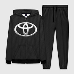 Женский 3D-костюм Toyota carbon, цвет: 3D-черный