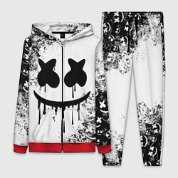 Женский 3D-костюм Marshmello, цвет: 3D-красный