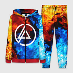 Женский 3D-костюм LINKIN PARK, цвет: 3D-красный