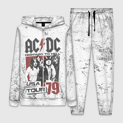 Женский 3D-костюм ACDC, цвет: 3D-белый