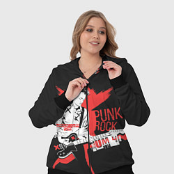 Женский 3D-костюм Punk-rock, цвет: 3D-черный — фото 2