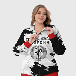 Женский 3D-костюм Гражданская оборона, цвет: 3D-красный — фото 2