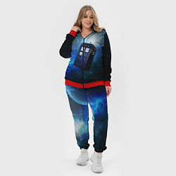 Женский 3D-костюм ТАРДИС, цвет: 3D-красный — фото 2