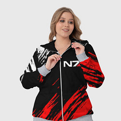 Женский 3D-костюм MASS EFFECT N7, цвет: 3D-меланж — фото 2