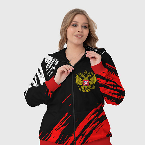 Женский костюм РОССИЯ / 3D-Красный – фото 3