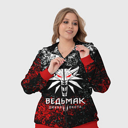 Женский 3D-костюм The Witcher 3, цвет: 3D-красный — фото 2