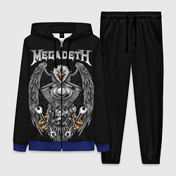 Женский 3D-костюм Megadeth, цвет: 3D-синий