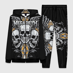 Женский 3D-костюм Megadeth, цвет: 3D-черный