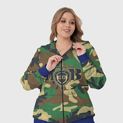 Женский 3D-костюм Пограничные Войска камуфляж, цвет: 3D-синий — фото 2