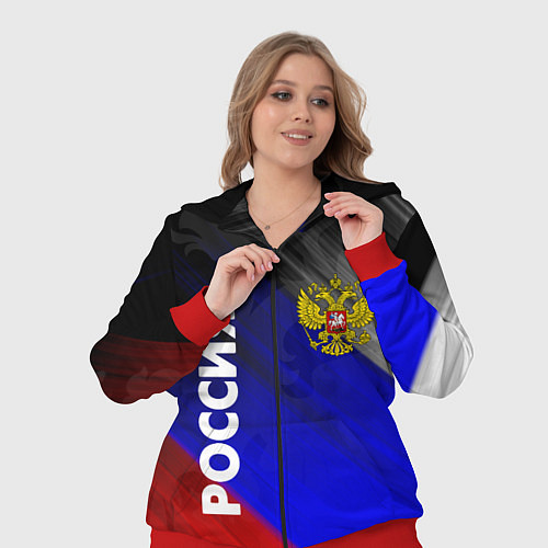 Женский костюм РОССИЯ / 3D-Красный – фото 3