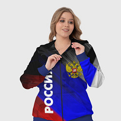 Женский 3D-костюм РОССИЯ, цвет: 3D-синий — фото 2