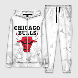 Женский 3D-костюм CHICAGO BULLS, цвет: 3D-белый