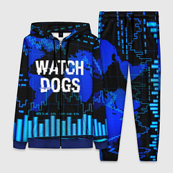 Женский 3D-костюм Watch Dogs, цвет: 3D-синий