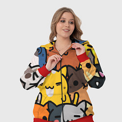 Женский 3D-костюм КОТЕЙКИ, цвет: 3D-красный — фото 2