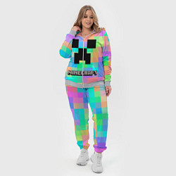 Женский 3D-костюм Minecraft, цвет: 3D-меланж — фото 2