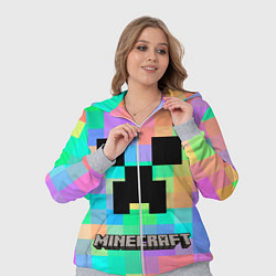 Женский 3D-костюм Minecraft, цвет: 3D-меланж — фото 2