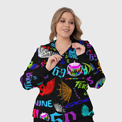 Женский 3D-костюм 6IX9INE, цвет: 3D-черный — фото 2