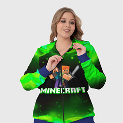 Женский 3D-костюм Minecraft 1, цвет: 3D-синий — фото 2