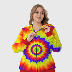 Женский 3D-костюм Tie-Dye, цвет: 3D-красный — фото 2