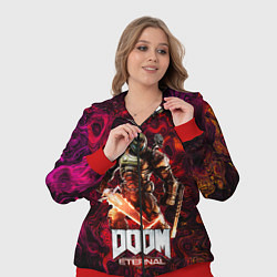 Женский 3D-костюм Doom Eternal Дум Этернал, цвет: 3D-красный — фото 2