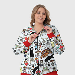 Женский 3D-костюм Тоторо, цвет: 3D-красный — фото 2