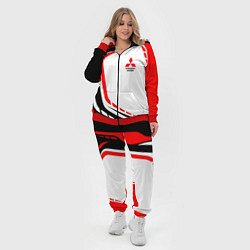 Женский 3D-костюм Mitsubishi EVO Uniform, цвет: 3D-красный — фото 2
