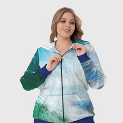 Женский 3D-костюм Волны Океан, цвет: 3D-синий — фото 2