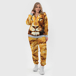 Женский 3D-костюм Взгляд льва, цвет: 3D-меланж — фото 2