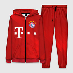Женский 3D-костюм FC Bayern Munchen, цвет: 3D-красный
