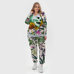 Женский 3D-костюм Череп в цветах, цвет: 3D-меланж — фото 2