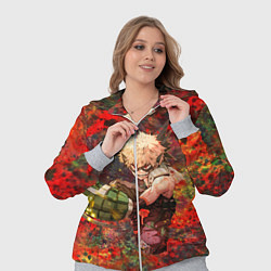 Женский 3D-костюм Бакуго Кацуки, цвет: 3D-меланж — фото 2