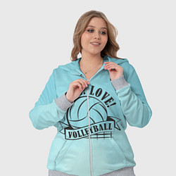 Женский 3D-костюм LIVE! LOVE! VOLLEYBALL!, цвет: 3D-меланж — фото 2