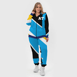 Женский 3D-костюм Athletic team blue, цвет: 3D-синий — фото 2