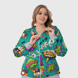 Женский 3D-костюм Pop art comics, цвет: 3D-меланж — фото 2