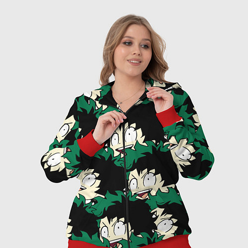 Женский костюм МИДОРИА / 3D-Красный – фото 3