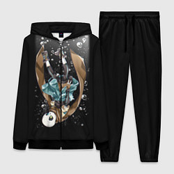 Женский 3D-костюм UNDERTALE, цвет: 3D-черный