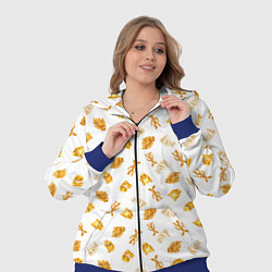 Женский 3D-костюм Baked Goods Kowalski Pattern, цвет: 3D-синий — фото 2