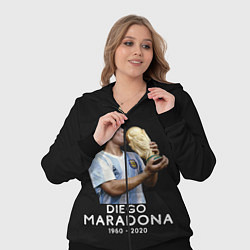 Женский 3D-костюм Diego Maradona, цвет: 3D-черный — фото 2