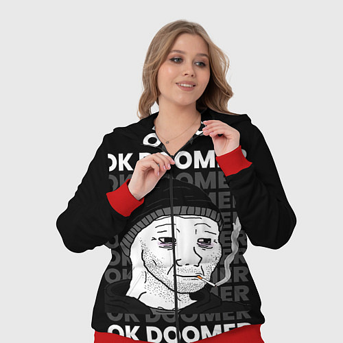 Женский костюм OK DOOMER / 3D-Красный – фото 3