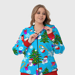 Женский 3D-костюм Новый год, цвет: 3D-красный — фото 2