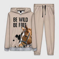 Женский 3D-костюм Be wild be free, цвет: 3D-меланж