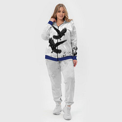 Женский 3D-костюм Gothic crows, цвет: 3D-синий — фото 2