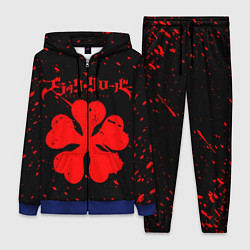 Женский 3D-костюм ЧЕРНЫЙ КЛЕВЕР АНИМЕ,, цвет: 3D-синий