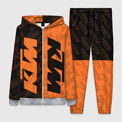 Женский 3D-костюм KTM КТМ Z, цвет: 3D-меланж