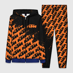 Женский 3D-костюм KTM КТМ, цвет: 3D-синий